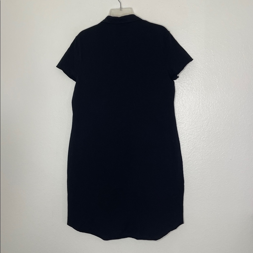 New Frank & Eileen Lauren Polo Dress in Dark Black Size Large - Picture 7 of 7
